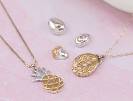 Adding Gold to Metal Clay