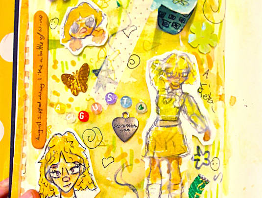Scrapbook art for kids