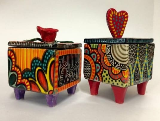 Clay Valentine Boxes with Rix Meaker