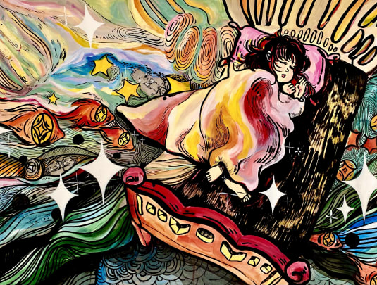 HUGE Paintings! with Emmie Wu 