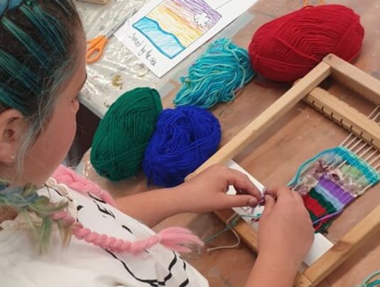 Fun Weaving and French Knitting with LuluLoom 