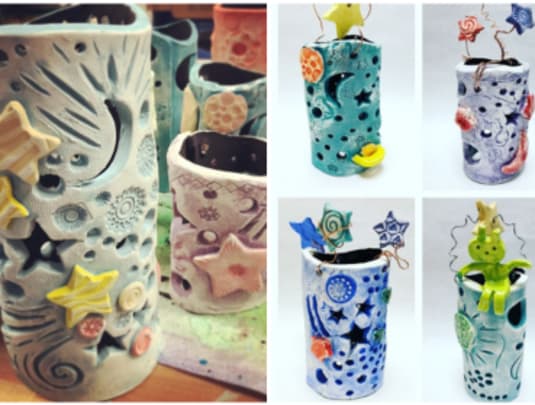 Clay Luminaries with Rix Meaker 