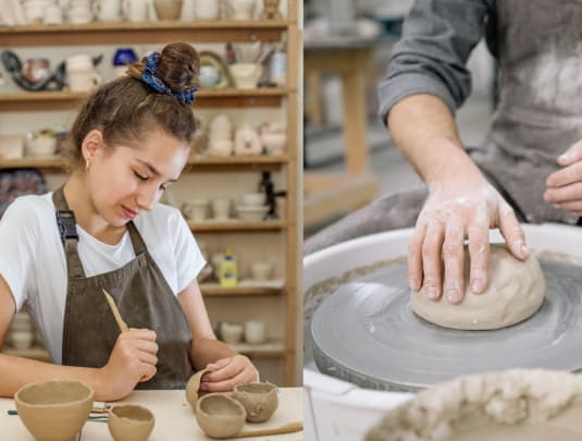 Teen Clay Explorers: Handbuilding & Wheel  with Michelle O'Loughlin 