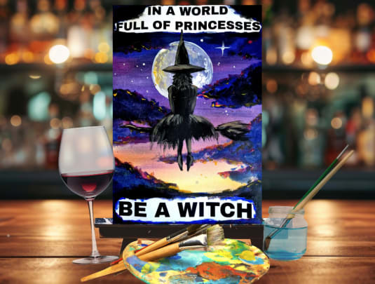 Paint n Sip Bar Event "Be A Witch"