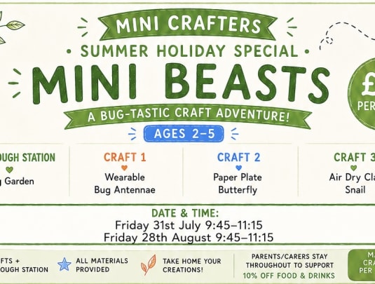 Mini Crafters SUMMER Mini Beasts age 2-5
