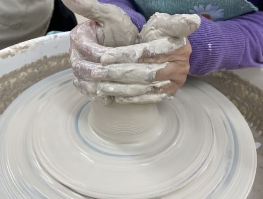 Practicing the Pottery Wheel With Livia Mu