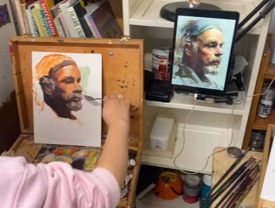 Oil Portrait Painting Fundamentals with Mark Whippy