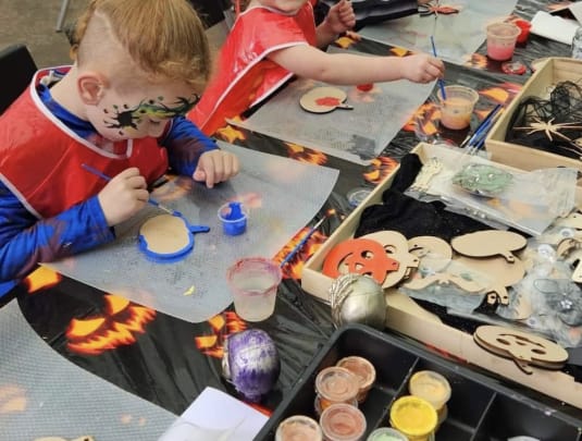 Spooky Painting Fun for Kids