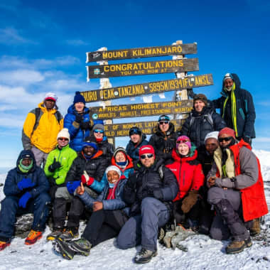 Small group Kilimanjaro trekking and personalized Tanzania safari