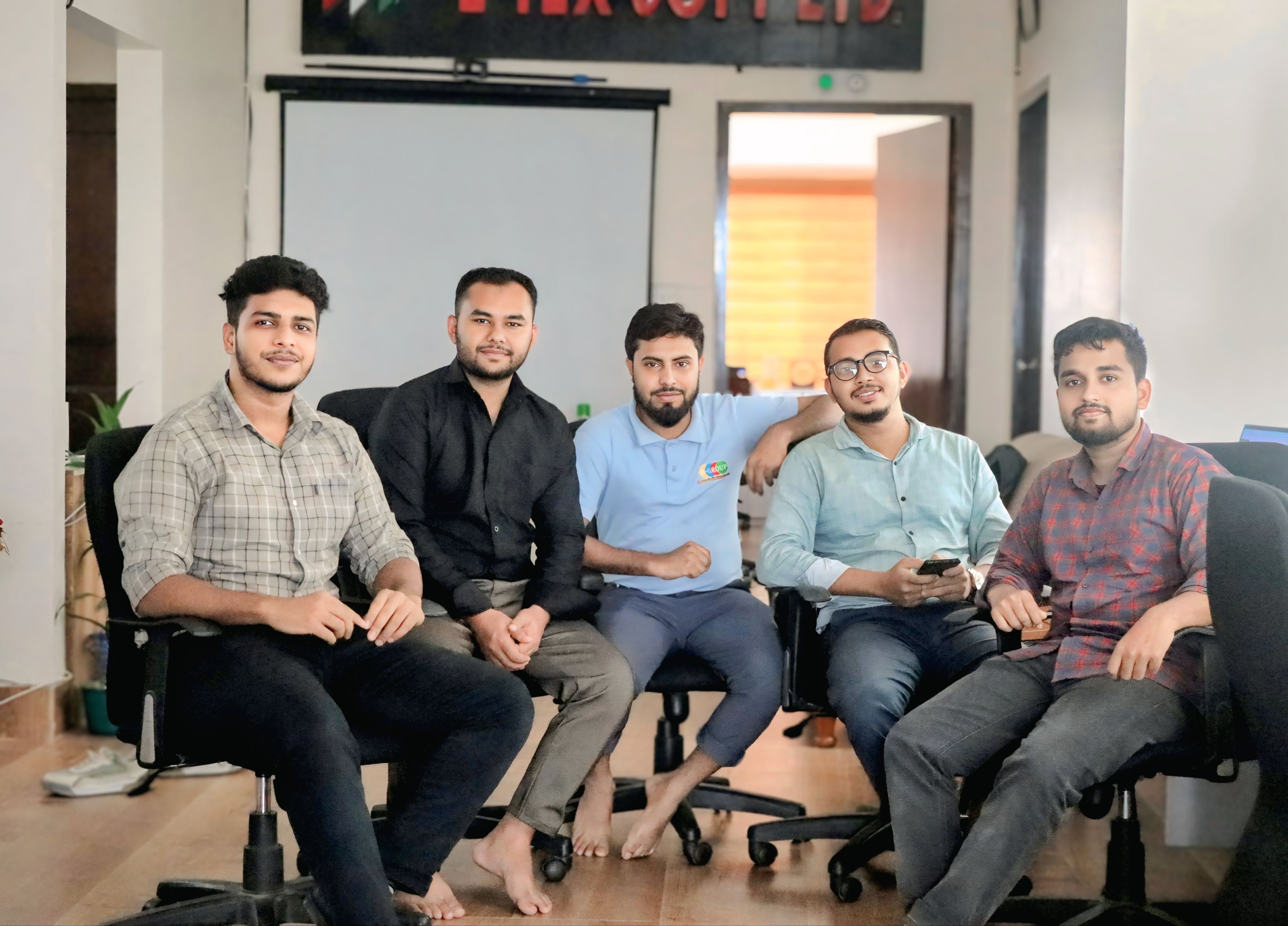 E-Group Bangladesh employees working