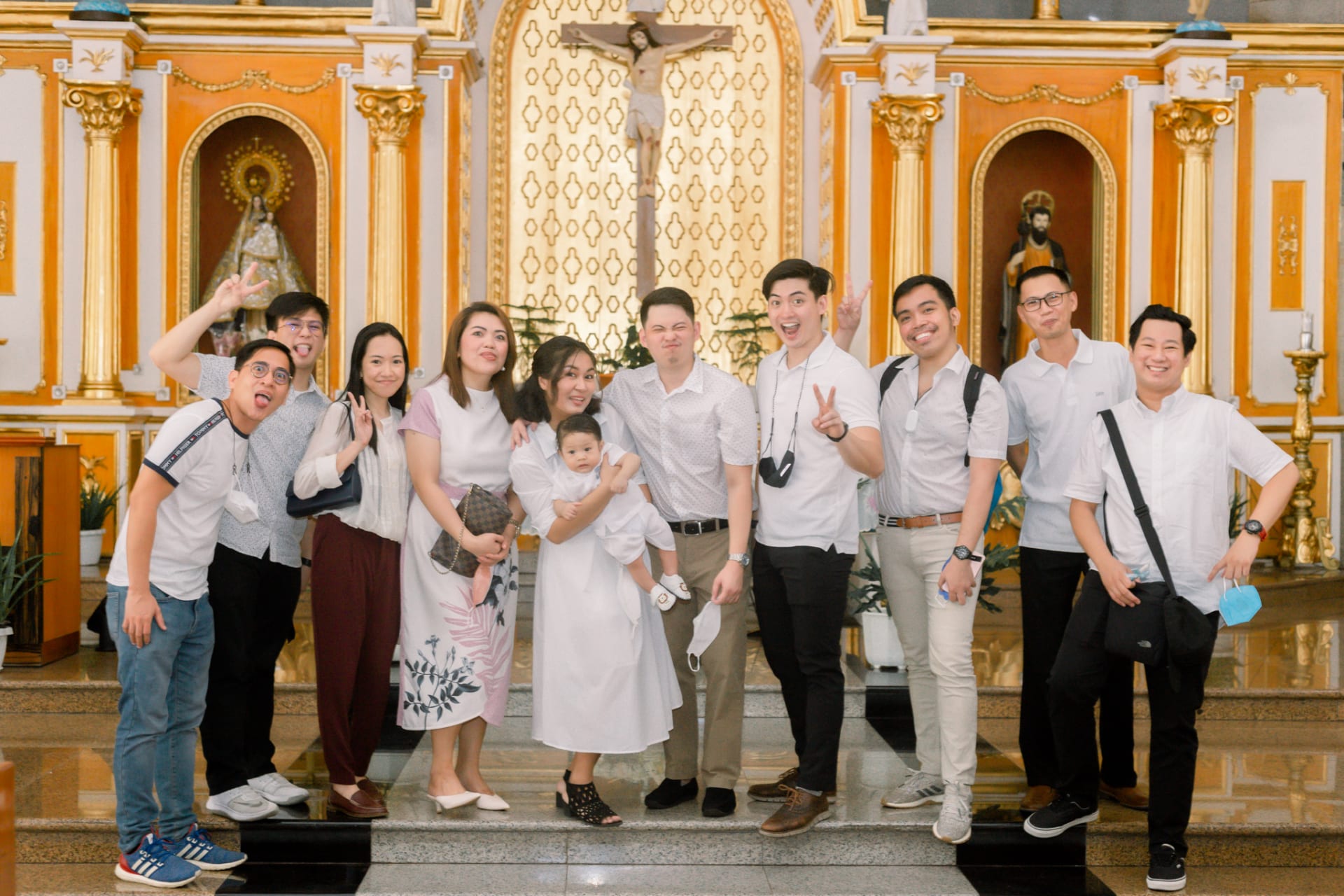 Uno's baptismal image