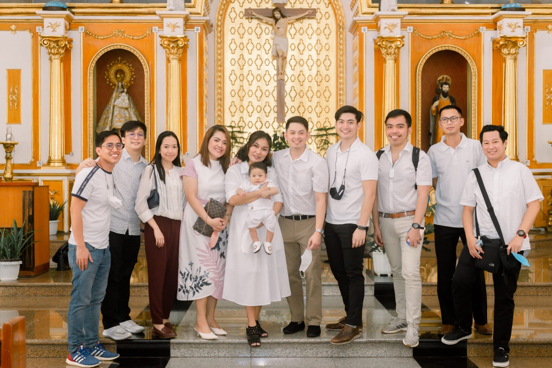 Uno's baptismal image