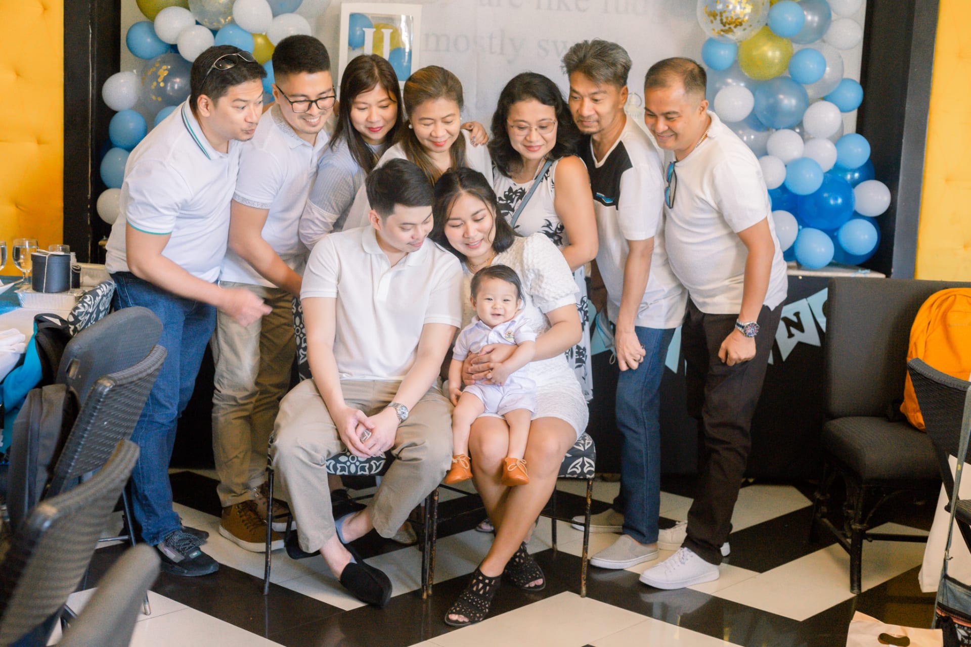 Uno's baptismal image