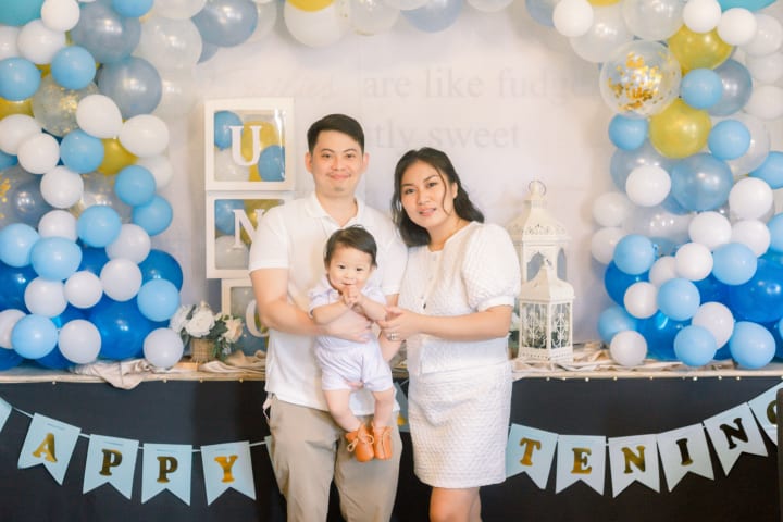 Uno's baptismal photo