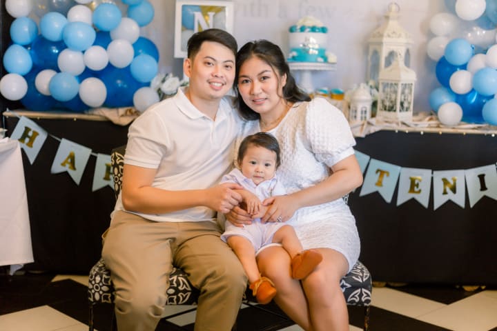 Uno's baptismal photo