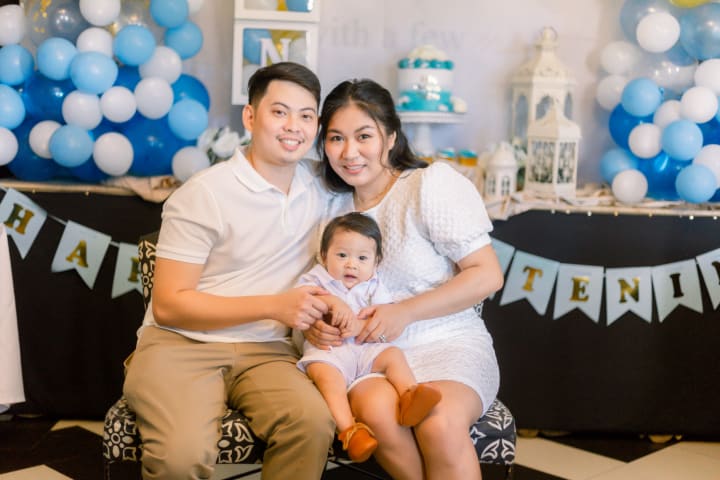 Uno's baptismal photo