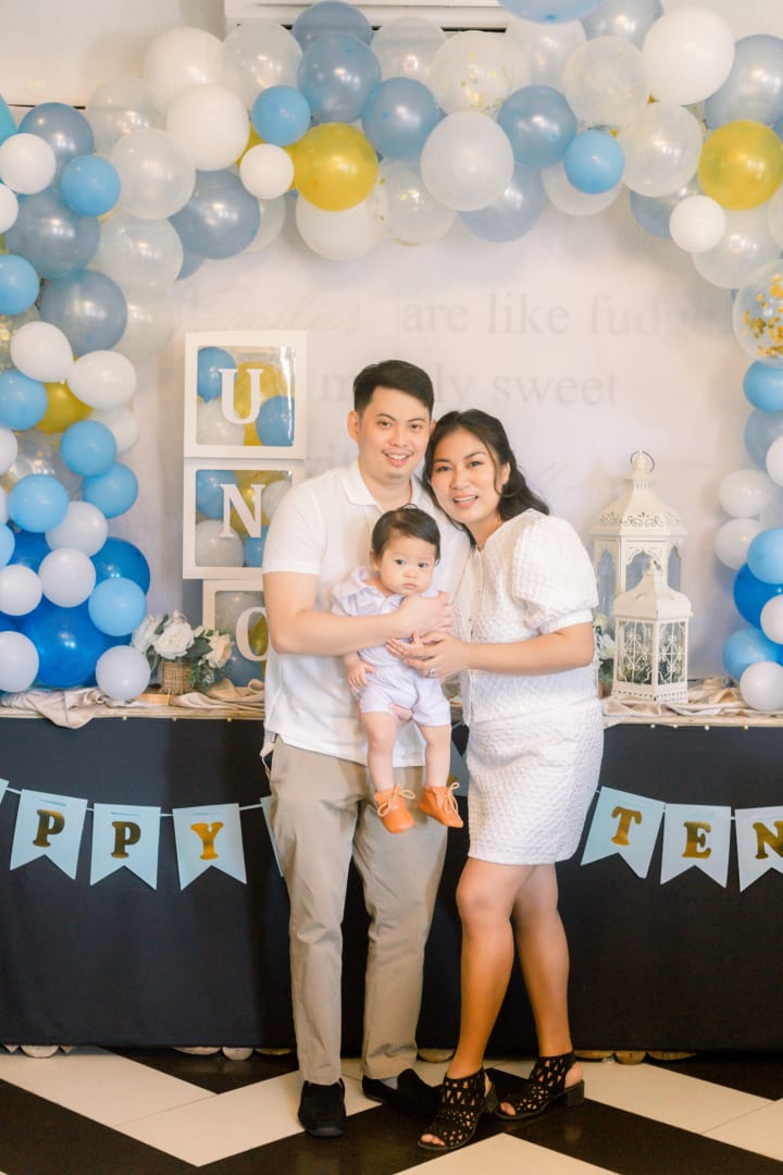 Uno's baptismal photo