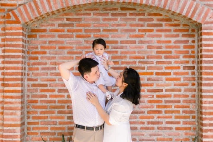 Uno's baptismal photo