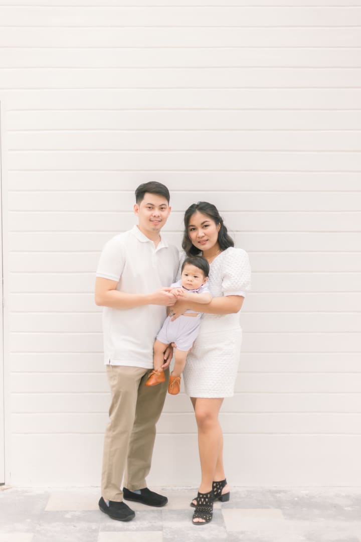 Uno's baptismal photo
