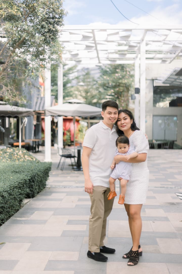 Uno's baptismal photo