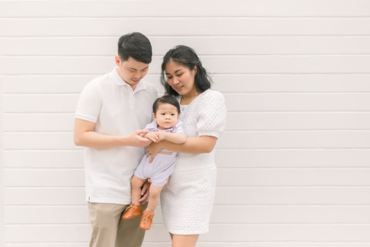 Uno's baptismal photo