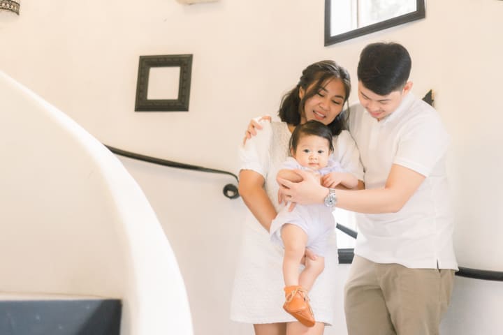 Uno's baptismal photo