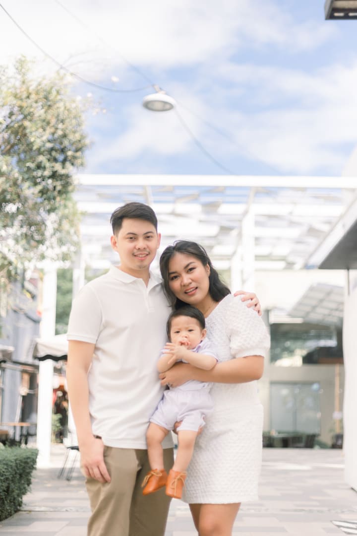 Uno's baptismal photo