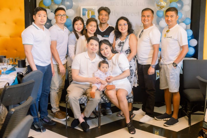 Uno's baptismal photo