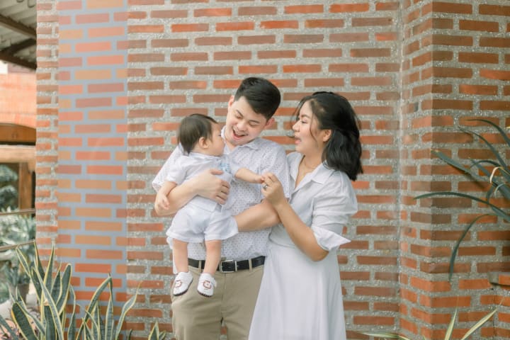 Uno's baptismal photo