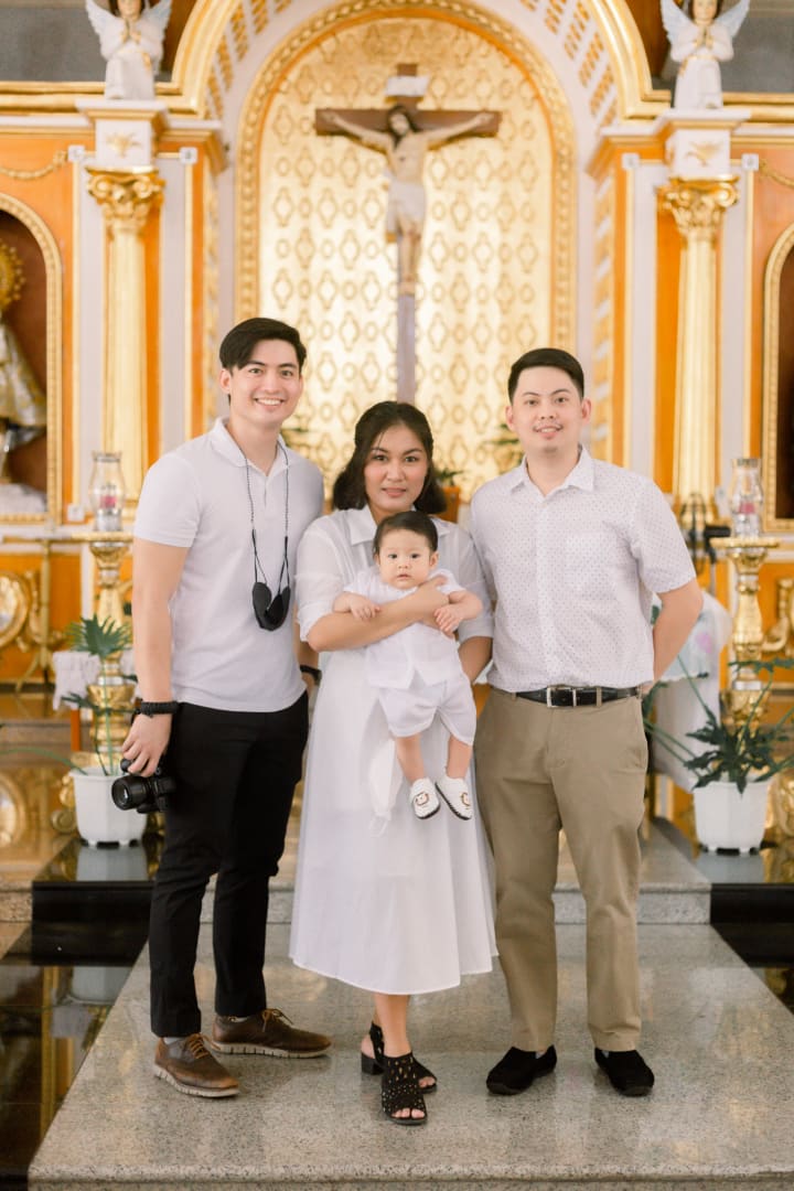 Uno's baptismal photo