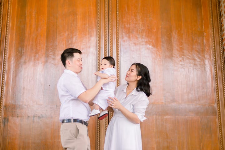 Uno's baptismal photo