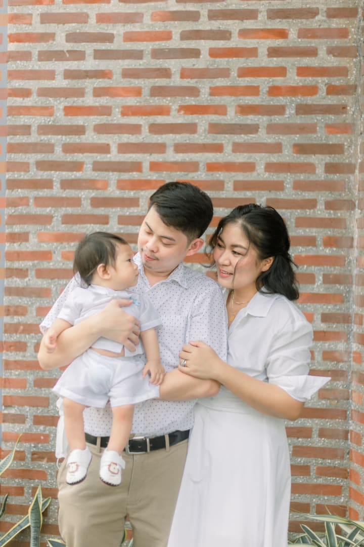 Uno's baptismal photo