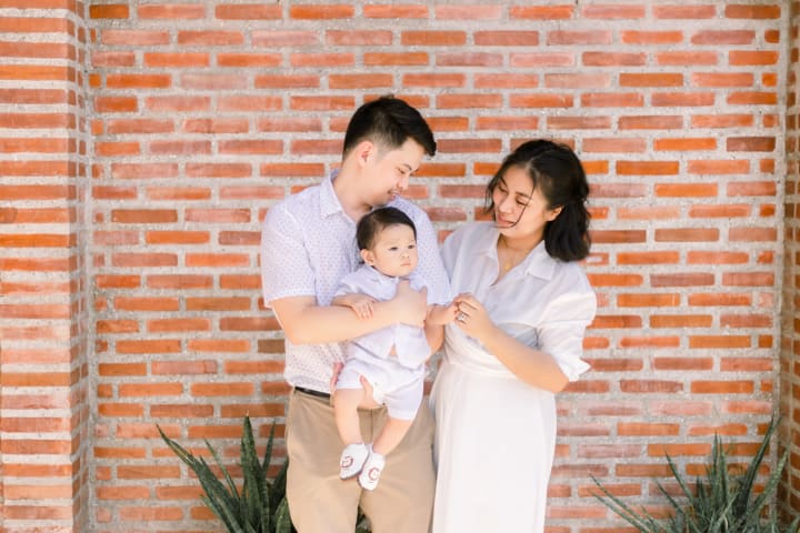 Uno's baptismal photo