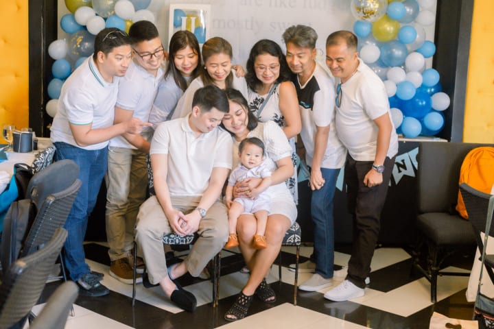 Uno's baptismal photo