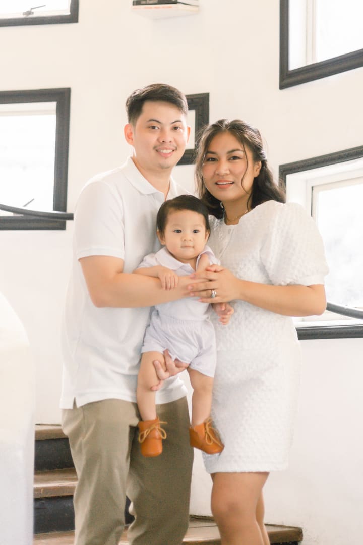 Uno's baptismal photo