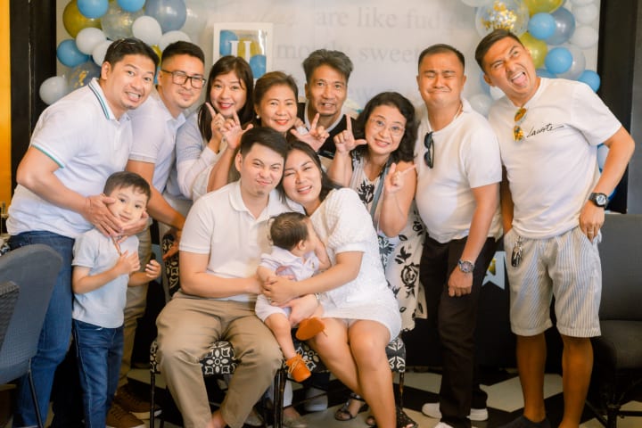 Uno's baptismal photo