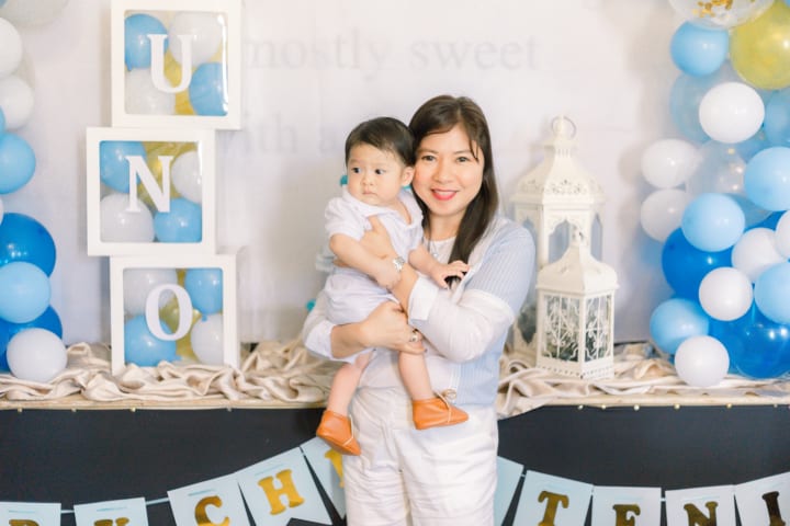 Uno's baptismal photo