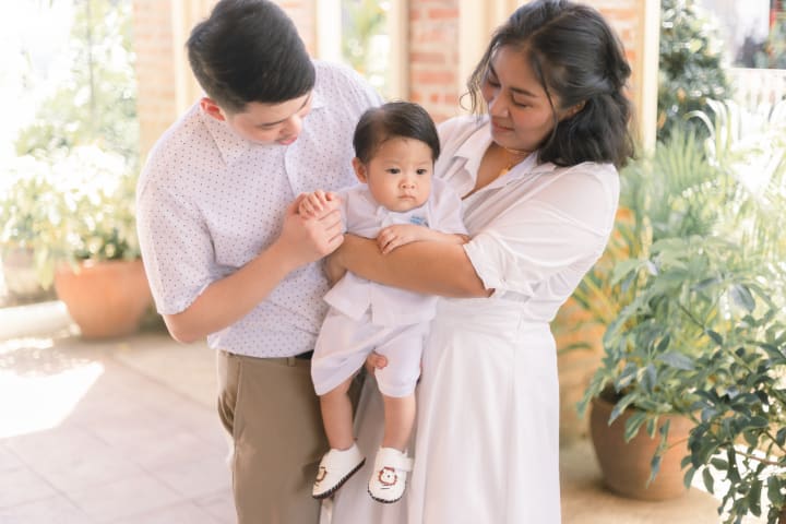 Uno's baptismal photo