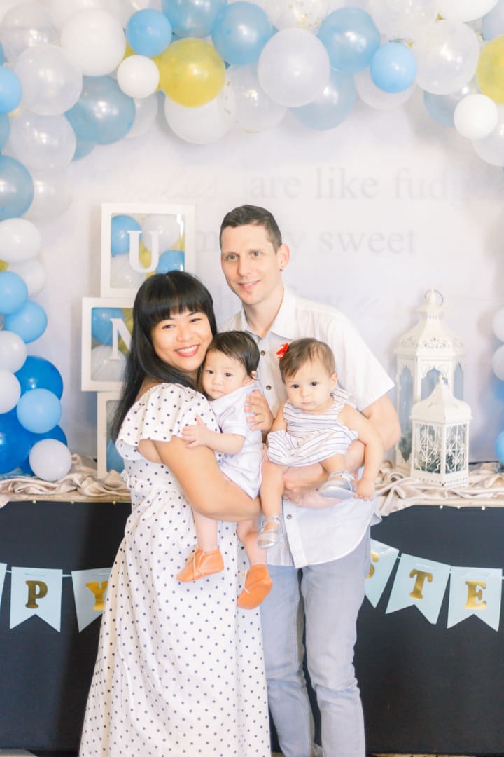 Uno's baptismal photo