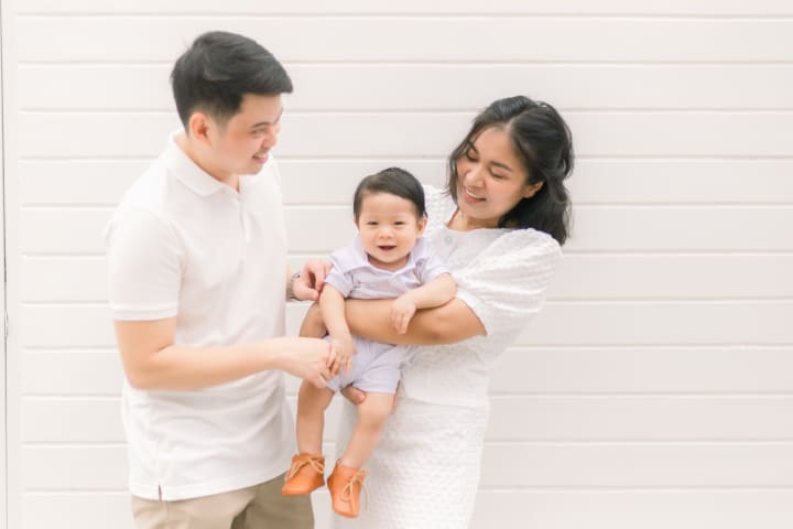 Uno's baptismal photo