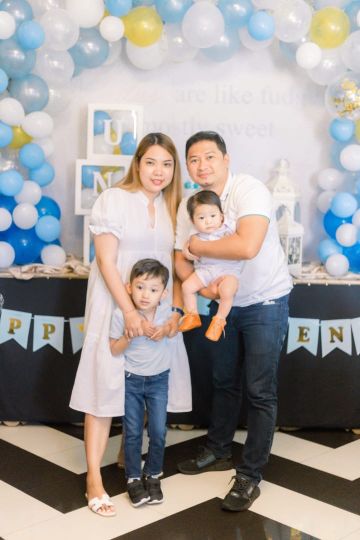 Uno's baptismal photo