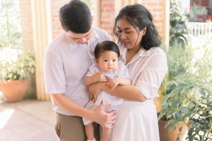 Uno's baptismal photo