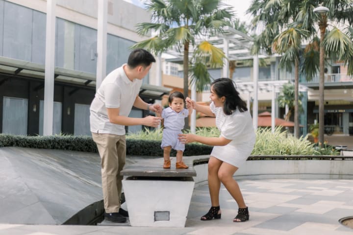Uno's baptismal photo