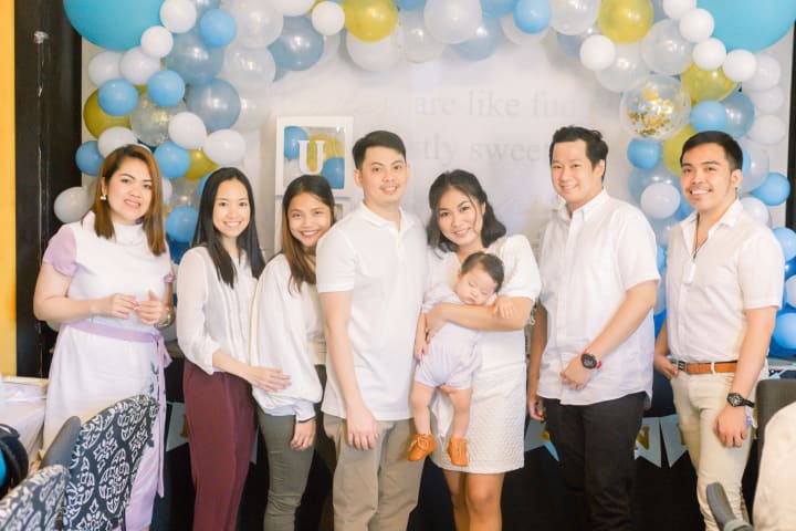 Uno's baptismal photo