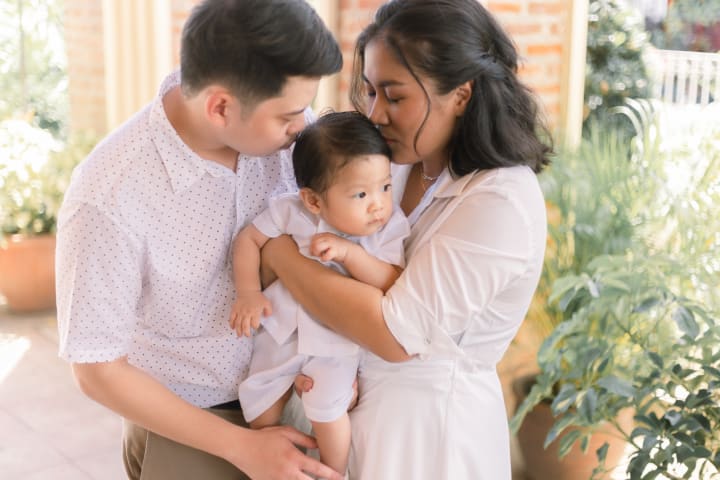 Uno's baptismal photo