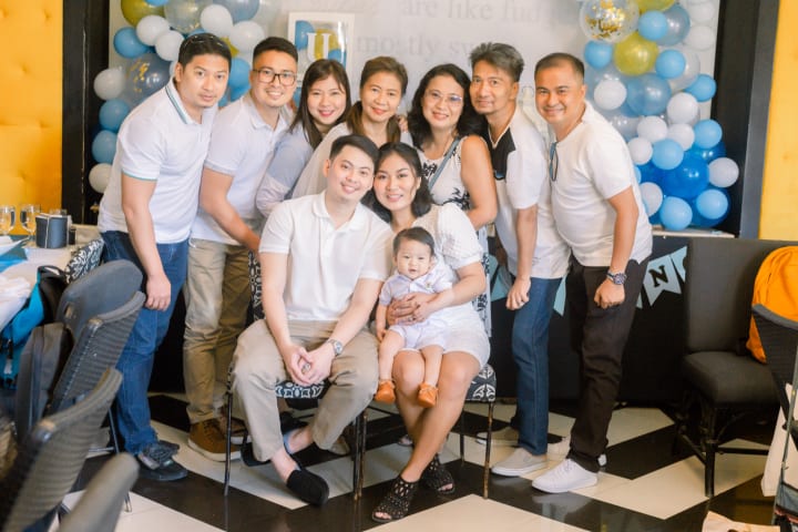 Uno's baptismal photo