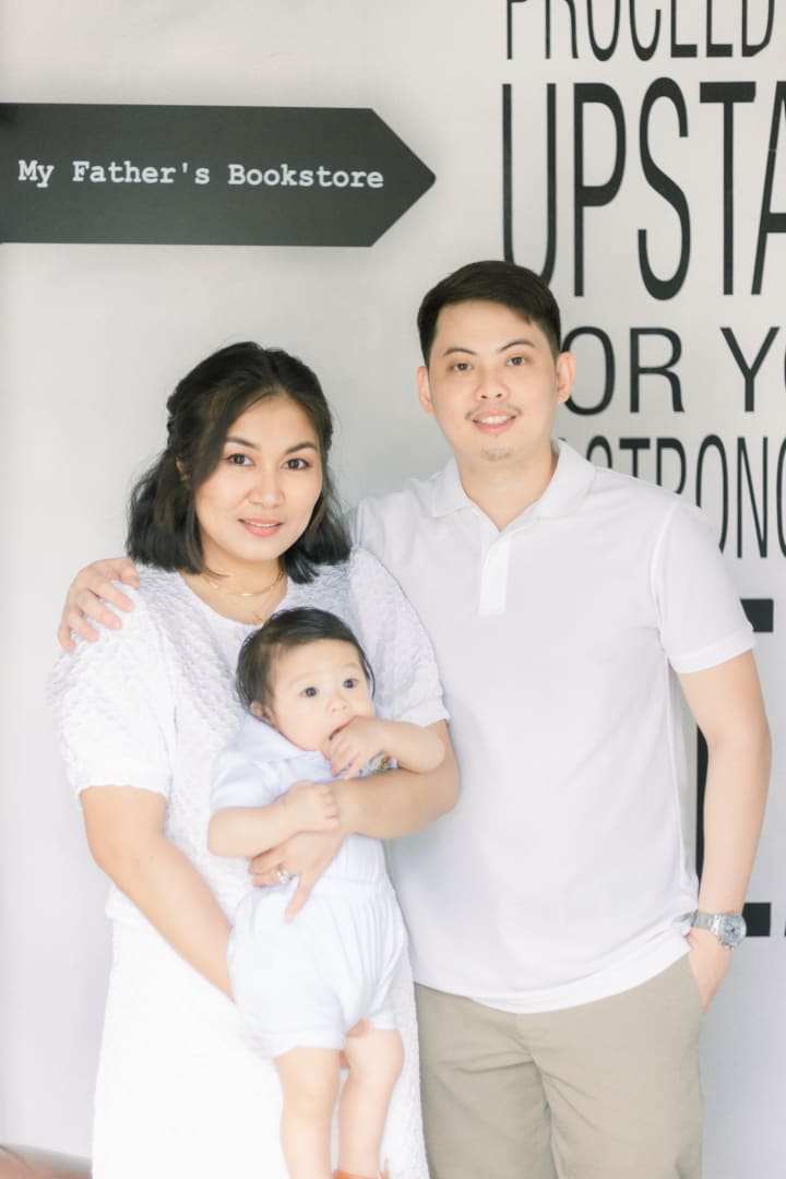 Uno's baptismal photo