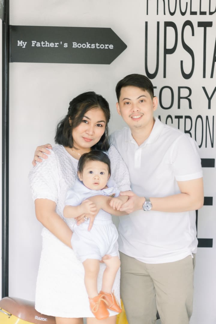 Uno's baptismal photo