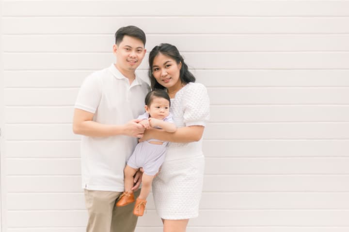 Uno's baptismal photo