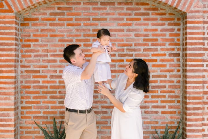 Uno's baptismal photo